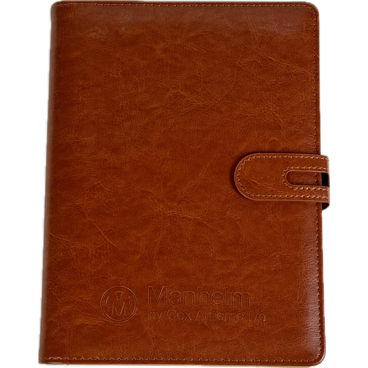 Manheim Embossed Padfolios w/ Custom Box & Pen